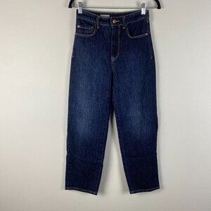 Pilcro Dark Blue Ankle Jeans